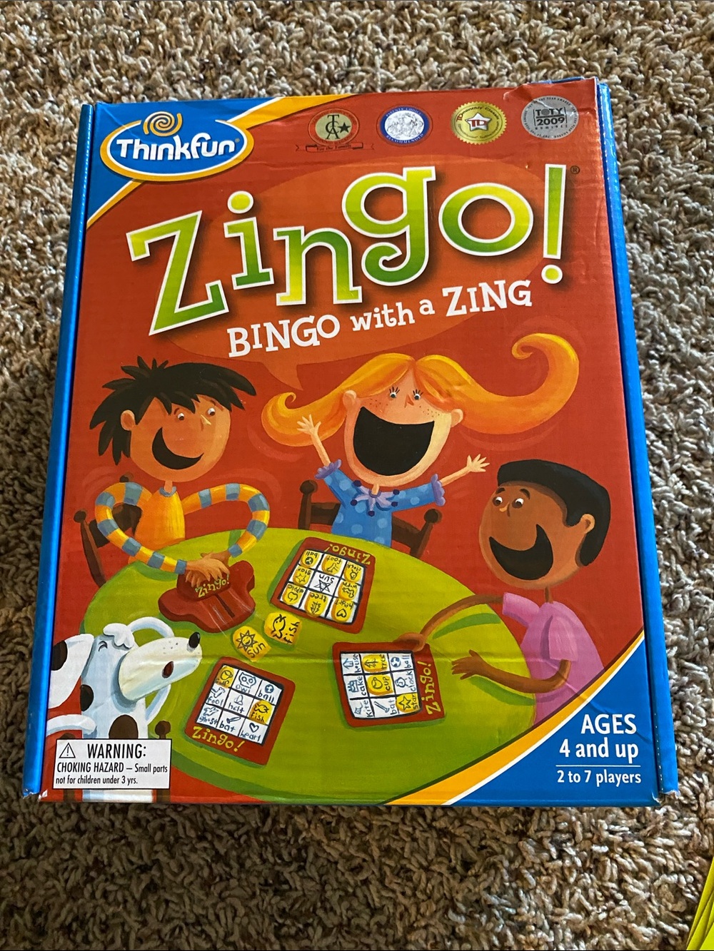 Think! Zingo! Kids Bingo Game